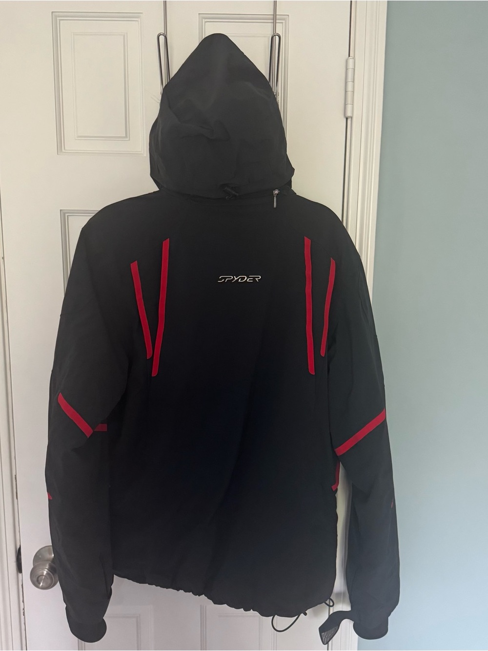 Spyder Bromont Insulated Ski Jacket Black & Red F2011 113006 Sz L - Picture 2 of 11